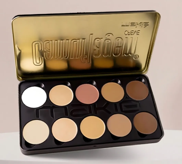Paleta de camuflaje Makiê 10 colores - Medio a oscuro